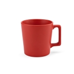 Mug en céramique à finition mate, coloris vifs au choix 310 ml couleur rouge