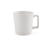 Mug en céramique à finition mate, coloris vifs au choix 310 ml couleur blanc