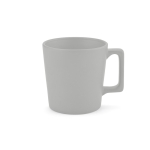 Mug en céramique à finition mate, coloris vifs au choix 310 ml couleur gris clair