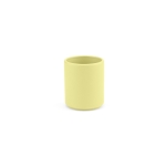 Mug en céramique à finition mate élégante sans anses 60 ml couleur jaune