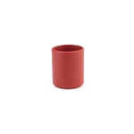 Mug en céramique à finition mate élégante sans anses 60 ml couleur rouge chiné