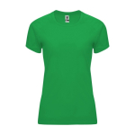 T-shirt technique personnalisé 100% polyester pour femme 135 g/m² Roly couleur vert pomme