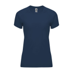 T-shirt technique personnalisé 100% polyester pour femme 135 g/m² Roly couleur bleu marine