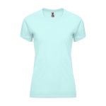 T-shirt technique personnalisé 100% polyester pour femme 135 g/m² Roly couleur vert menthe