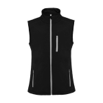 Gilet softshell en polyester et élasthanne unisexe 300 g/m² Roly couleur noir