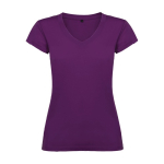 T-shirt pour entreprise en tricot 100% coton pour femme 155 g/m² Roly couleur mauve