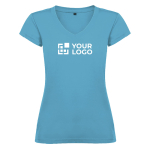 T-shirt pour entreprise en tricot 100% coton pour femme 155 g/m² Roly avec zone d'impression