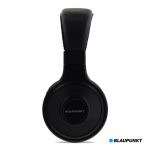 Casque gamer avec microphone et lumières LED marque Blaupunkt couleur noir troisième vue