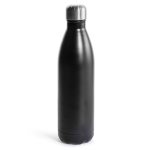 Bouteille en acier à double paroi avec haute capacité thermique 750ml couleur noir