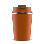 Gobelet à double paroi compatible avec les machines à café 280ml couleur orange