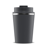 Gobelet à double paroi compatible avec les machines à café 280ml couleur gris foncé