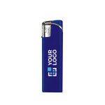 Briquet électronique rechargeable une couleur avec pointe argentée vue principale