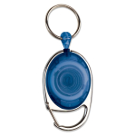 Porte-badge plusieurs couleurs avec clip réglable et cordon de 60 cm couleur bleu