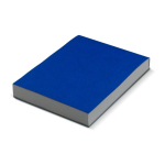 Bloc-notes avec couverture souple en plusieurs coloris de 150 feuilles couleur bleu