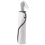 Parapluie pliable blanc avec cadre noir Ø98 couleur blanc quatrière vue