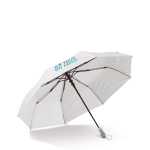 Parapluie pliable blanc avec cadre noir Ø98 vue principale