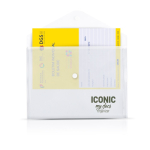 Porte-documents en plastique transparent pour documents A5 80 g/m²