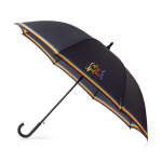 Parapluie automatique en pongé avec arc-en-ciel et 8 panneaux Ø120