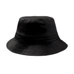 Chapeau de pêcheur en coton taille unique avec 8 rangs 180 g/m2 couleur noir