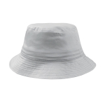 Chapeau de pêcheur en coton taille unique avec 8 rangs 180 g/m2 couleur blanc