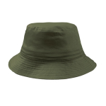 Chapeau de pêcheur en coton taille unique avec 8 rangs 180 g/m2 couleur vert olive