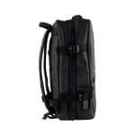 Sac à dos de voyage imperméable avec bande de fixation pour valise couleur noir vue détail 3