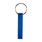 Porte-clés ouvre-bouteille en aluminium recyclé avec support téléphone couleur bleu ultramarine cinquième vue