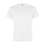 T-shirt de sport pour homme en polyester recyclé 100 g/m² Roly couleur blanc