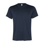 T-shirt de sport pour homme en polyester recyclé 100 g/m² Roly couleur bleu marine