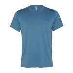 T-shirt de sport pour homme en polyester recyclé 100 g/m² Roly couleur bleu pastel