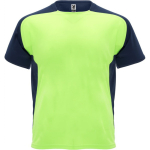 T-shirt de sport unisexe à manches courtes polyester 140 g/m² Roly couleur vert lime