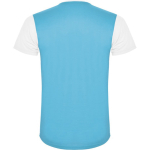 T-shirt de sport unisexe polyester manches courtes 130 g/m² Roly couleur blanc deuxième vue arrière