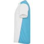 T-shirt de sport unisexe polyester manches courtes 130 g/m² Roly couleur blanc vue latérale