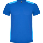 T-shirt de sport unisexe polyester manches courtes 130 g/m² Roly couleur bleu roi