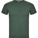 T-shirt chiné en coton et polyester pour homme 150 g/m² Roly couleur vert chiné