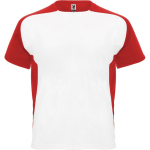 T-shirt de sport polyester unisexe de style bicolore 140 g/m² Roly couleur rouge