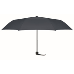 Parapluie anti-vent avec sac et compartiment de rangement Ø100 cm couleur bleu troisième vue