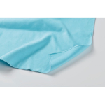 Serviette de sport en microfibre avec sangle de fermeture 200 g/m² couleur turquoise cinquième vue photographique