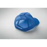 Casquette de baseball en polyester avec renfort en mousse 150 g/m² couleur bleu roi