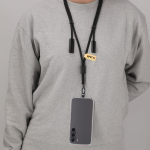 Lanyard avec fonction de charge, transfert de données, support mobile  troisième vue