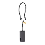 Lanyard avec fonction de charge, transfert de données, support mobile quatrième vue