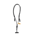 Lanyard avec fonction de charge, transfert de données, support mobile vue principale