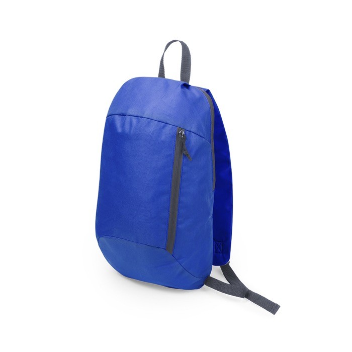 Sac à dos personnalisable en polyester, parfait pour les sportifs.