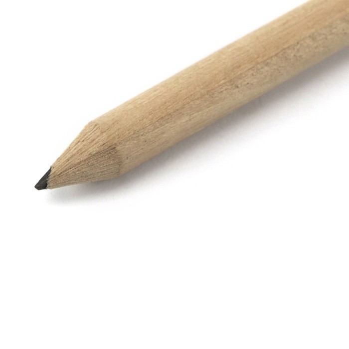 Mini crayon à papier publicitaire en bois avec gomme Minik
