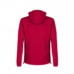 Veste softshell col montant doublure micropolaire 300 g/m² couleur rouge quatrième vue