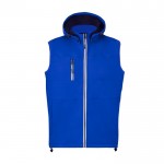 Veste softshell sans manches doublure micropolaire 300 g/m² couleur bleu première vue