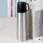 Thermos inox avec couvercle 500ml et fonction gobelet 130 ml