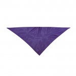 Foulard triangulaire en polyester dans des couleurs vives couleur mauve première vue