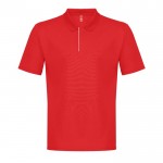 Polo technique homme en polyester recyclé 180 g/m2 THC DYNAMIC couleur rouge