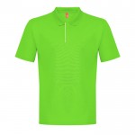 Polo technique homme en polyester recyclé 180 g/m2 THC DYNAMIC couleur vert lime